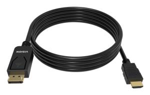 Dp To Hdmi Cable 1m Black