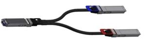 Passive Copper Splitter Cable -  Ib Twin Port Ndr - Osfp - 2 X Osfp - 2m