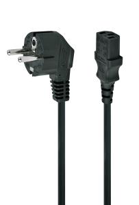 Power Cable 2.0m C13 to Schuko Black