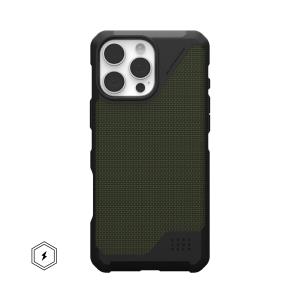 Metropolis Lt Magsafe Backcover iPhone 16 Pro Max - Kevlar Olive