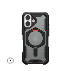Plasma Xte Backcover Magsafe iPhone 16 - Black / Orange
