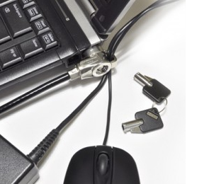 Stainless Steel MacBook Lock with Security Trap (CL20T)                                             