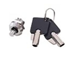Enclosure Cylinder - Mounting Component (key, Cylinder Lock)                                        