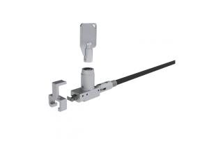 Wedge Low Profile With Barrel Key - Black