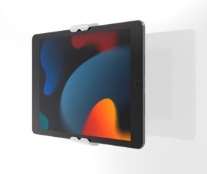 Bundle / Glass Mount Bracket with Security Slot + Universal Tablet Wall Mount - Cling VESA - White