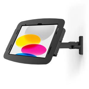 Bundle / Swing Wall Mount Arm + Space, Enclosure for iPad Air 10.9in - Black