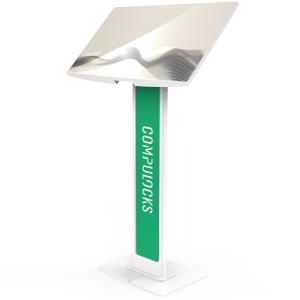 Bundle / BrandMe Floor Stand + Stability Base Plate for the BrandMe Stand - White