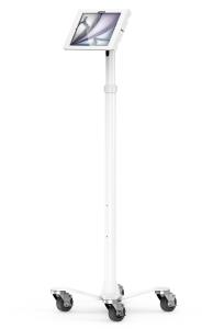 Bundle / Rolling Floor Stand + BrandMe Floor Stand + Apex Secured Enclosure Wall Mount for iPad Air M2 & M3 11in - White