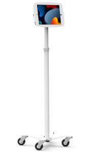 Bundle / Rolling Rise Stand + Space, Enclosure + Plus Hub VESA Box for iPad 10th-11th (A16) Gen - White