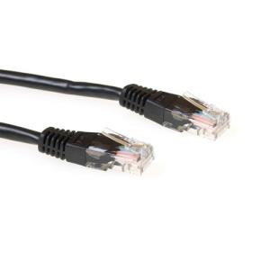 Cable Utp Cat5e Black 3m