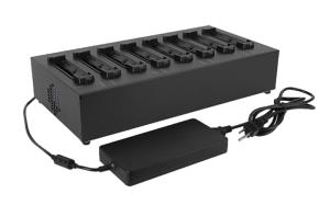 V110 Multi-bay Battery Charger (eight Bay) W/z Adapter 