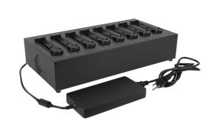 K120 - Multi-bay Battery Charger (eight Bay) W/ 330w Ac Adapter 