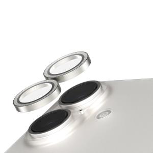 Camera Lens Protector Glitter Silver iPhone 16 6.1/6.7In