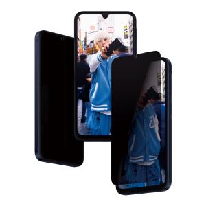 Privacy Screen Protector - Ultra-wide Fit Glass - Clear - For Samsung Galaxy A15