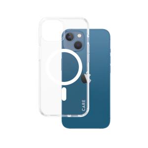 CARE by PanzerGlass Flagship Case Transparent Urban Combat w. White MagSafe iPhone 14/13