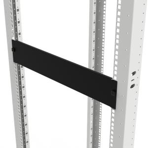 Front Panel Fix Easy 1u Black 6 Pieces