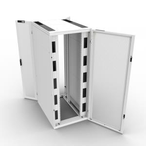 Network Cabinet W800 D1200 47u Airflow Fd S80 Percent Rd D80 Percent White