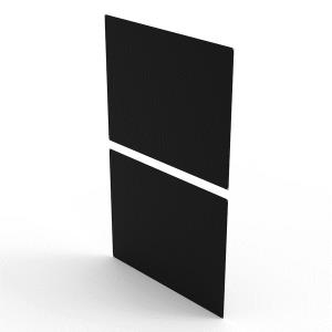 Side Panel - Slide In - 1200mm - 52u  - Black Without Mounting Set
