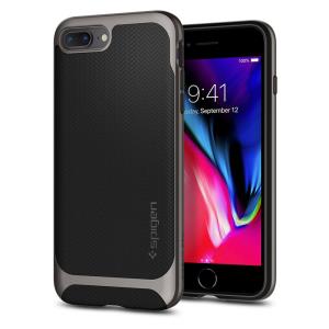 iPhone 8 Plus/7 Plus Case Neo Hybrid Herringbone Gunmetal