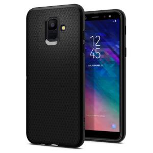 Galaxy A6 Case Liquid Air Black