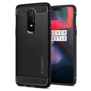 Oneplus 6 Case Rugged Armor Black