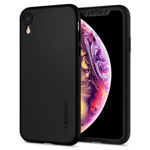 New iPhone 6.1in Case Thin Fit 360 Black (glass Screen Protector)