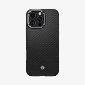 iPhone 16 Pro Max Case Enzo Aramid Black Silver