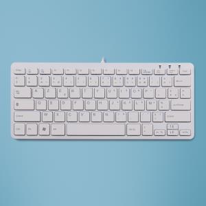 Compact Keyboard - White - Azerty French