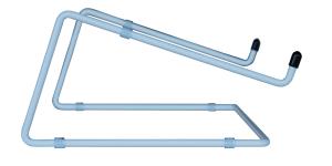 Steel Office Laptop Stand White