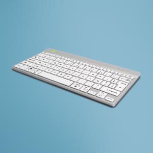 Compact Break Ergonomic - Keyboard - Wireless - White - Azerty French