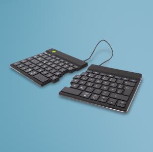 Split Break Ergonomic - Keyboard - Wireless - Black - Qwertzu German