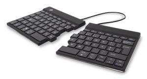 Split Break Ergonomic - Keyboard - Wireless - Black - Qwerty Pt
