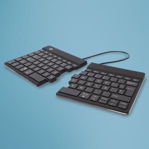 Split Break Ergonomic - Keyboard - Wireless - Black - Qwerty Es