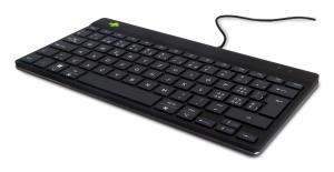 Ergonomic Kb Comp Qwertz(ch) Wired Black