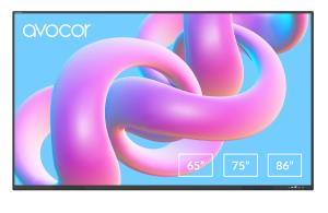 Avs-8610 86in 4k Glass LED Interactive Display