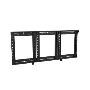 Single Display Mount - C3 Series Credenza - 32in Hieght - Steel - Black (c3-ff32-3)