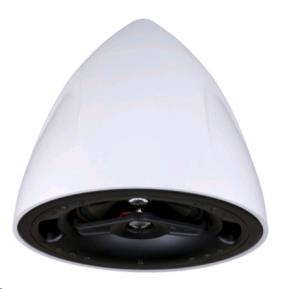 Saros 6.5in - 2-Way Pendant Speaker - White Textured - Single